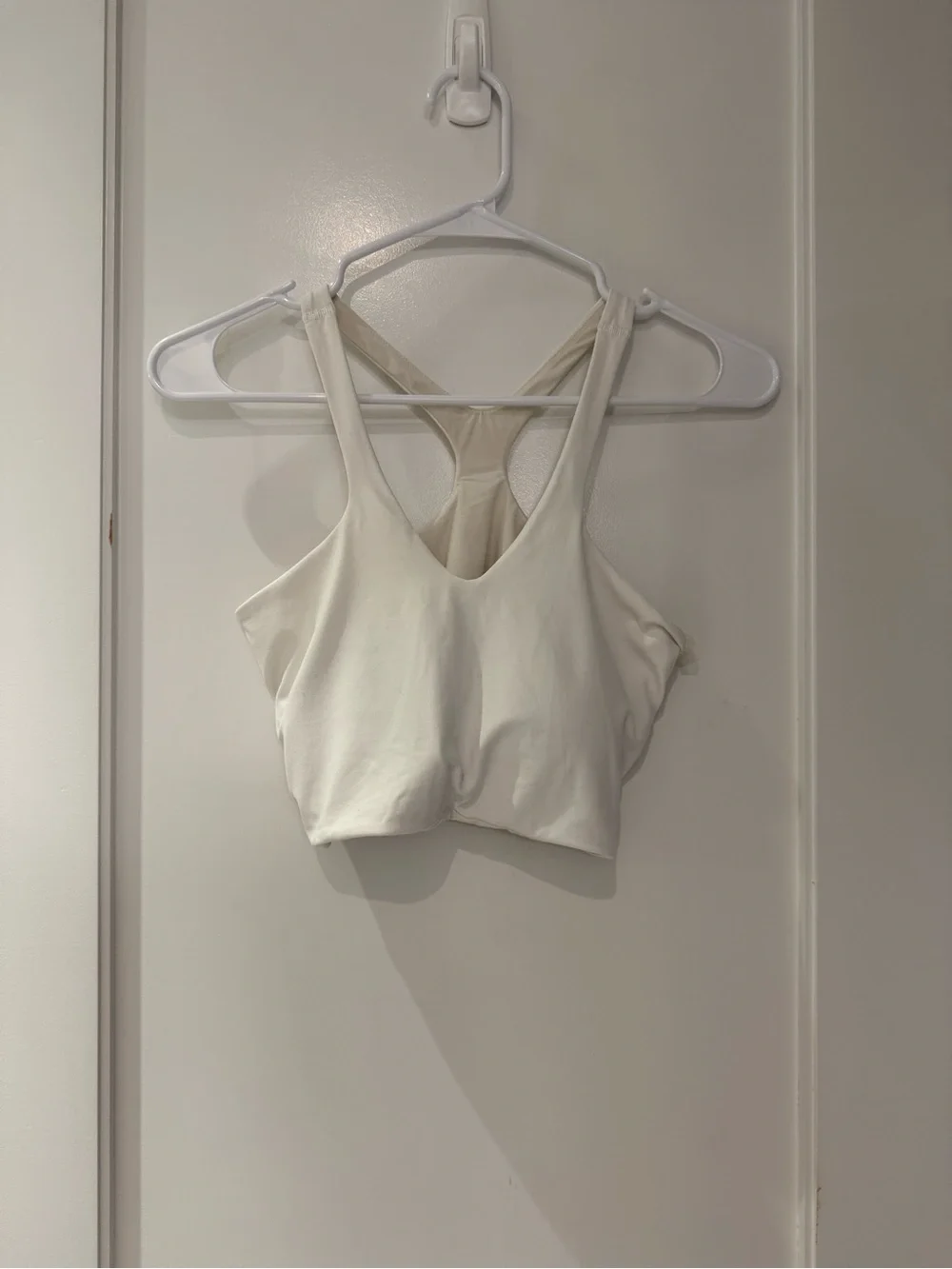 lululemon athletica Cream Padded Sports Bra